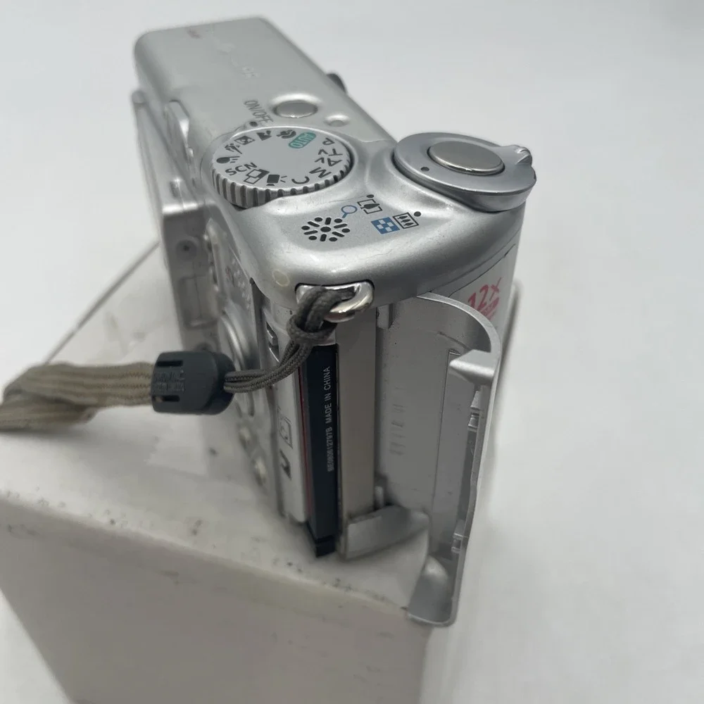 Canon PowerShot A95 5MP‎ Digital Camera 12X Zoom+Battery+Memory Card-TESTED